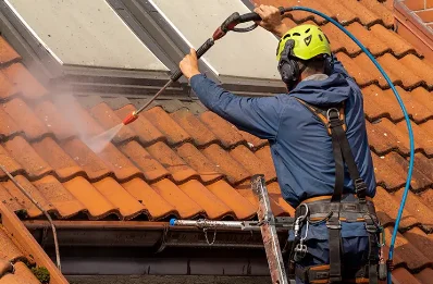 Démoussage et hydrofuge de toiture à Magoar